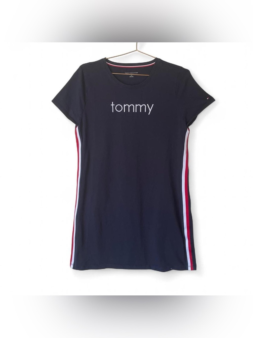 Tommy Hilfiger Navy Sporty Tee Dress Size L